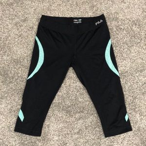 Fila Running Capri Black Leggings